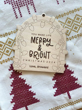 Load image into Gallery viewer, Merry and Bright DIY Ornament