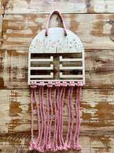 Load image into Gallery viewer, Boho Wildflower Bow and Headband Holder