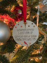 Load image into Gallery viewer, Cardinal In Memory Of Christmas Ornament