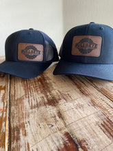 Load image into Gallery viewer, Adult Unisex Black Leather Patch Trucker Hat