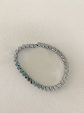 Load image into Gallery viewer, Grey with Dark Chrome Accents Bracelet