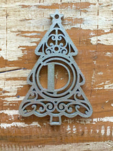 Load image into Gallery viewer, Initial Christmas Tree Ornament