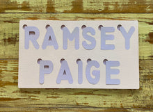 Load image into Gallery viewer, Double Name Puzzle