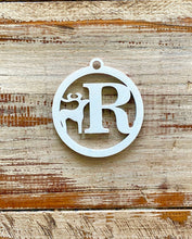 Load image into Gallery viewer, Initial Deer Ornament