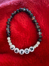 Load image into Gallery viewer, Grey bracelet with bling accents bracelet