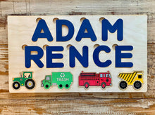 Load image into Gallery viewer, Double Name Puzzle With Additonal Pieces