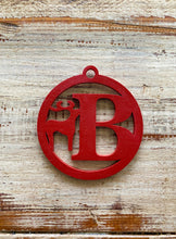 Load image into Gallery viewer, Initial Deer Ornament