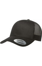 Load image into Gallery viewer, Adult Unisex Black Leather Patch Trucker Hat