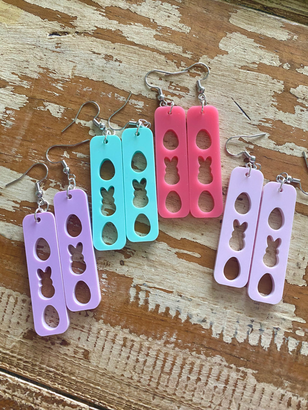 Egg and Bunny Shape Easter  Earrings