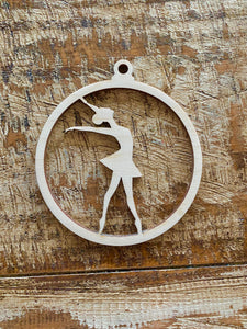 Custom Engraved Ballet Ornament