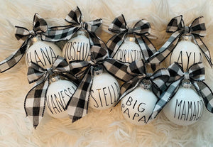 CUSTOM NAME  Christmas ornaments