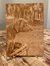 Load image into Gallery viewer, 4x6 Laser Engraved Wood Photo
