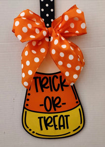 Trick or Treat Halloween Candy Corn