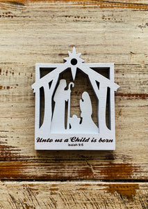 Nativity Scene Ornament