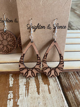 Load image into Gallery viewer, Layla Drop Sapele Earrings
